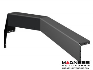 Jeep Wrangler JL Front Bumper Angular Brush Guard - Carbide Black Powder Coat
